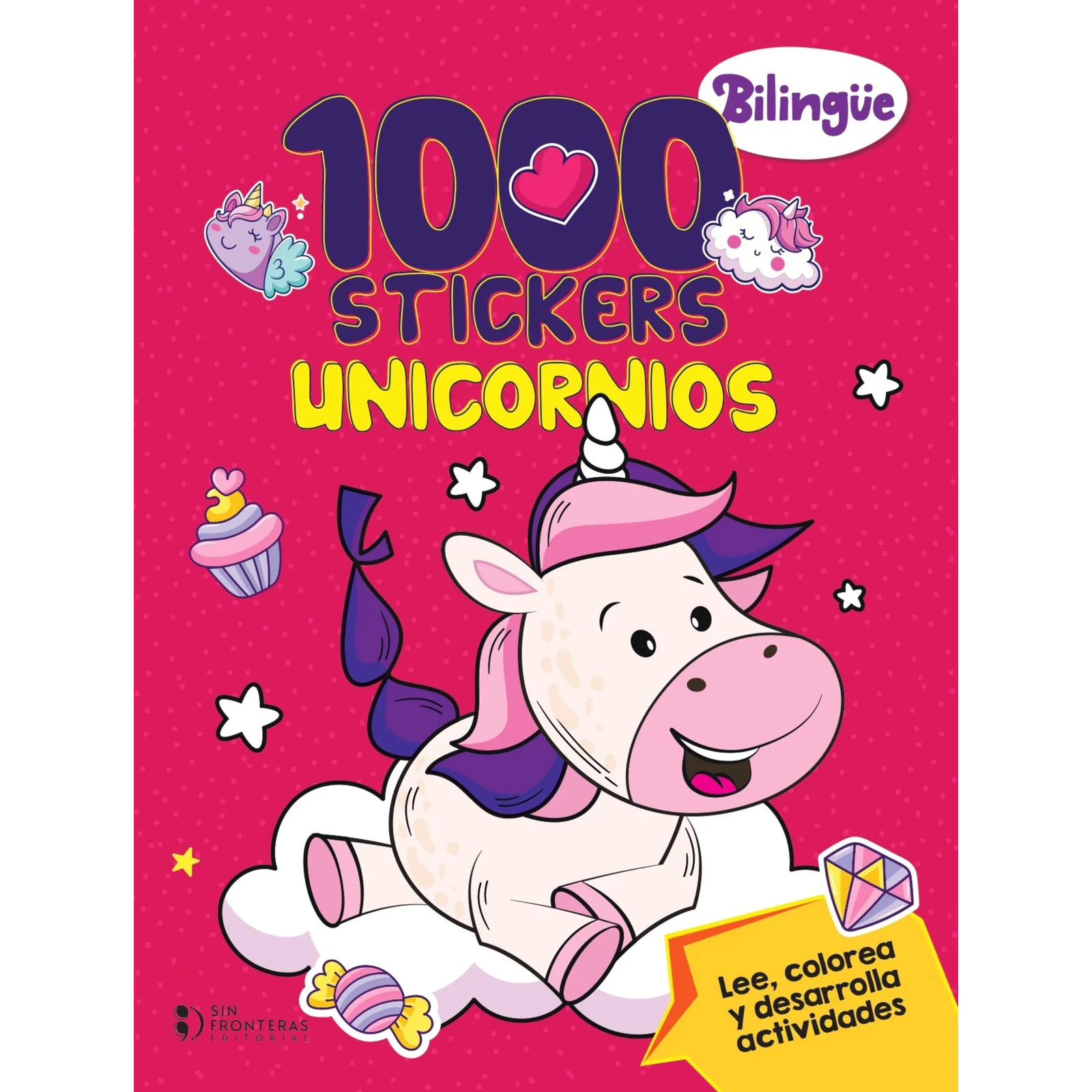 Libro 1000 stickers I Unicornios