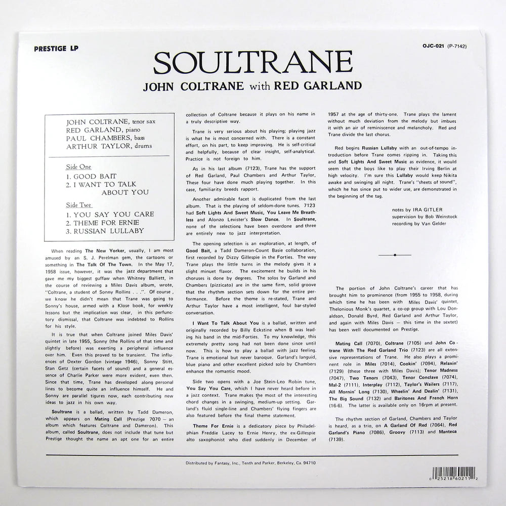 LP John Coltrane – Soultrane