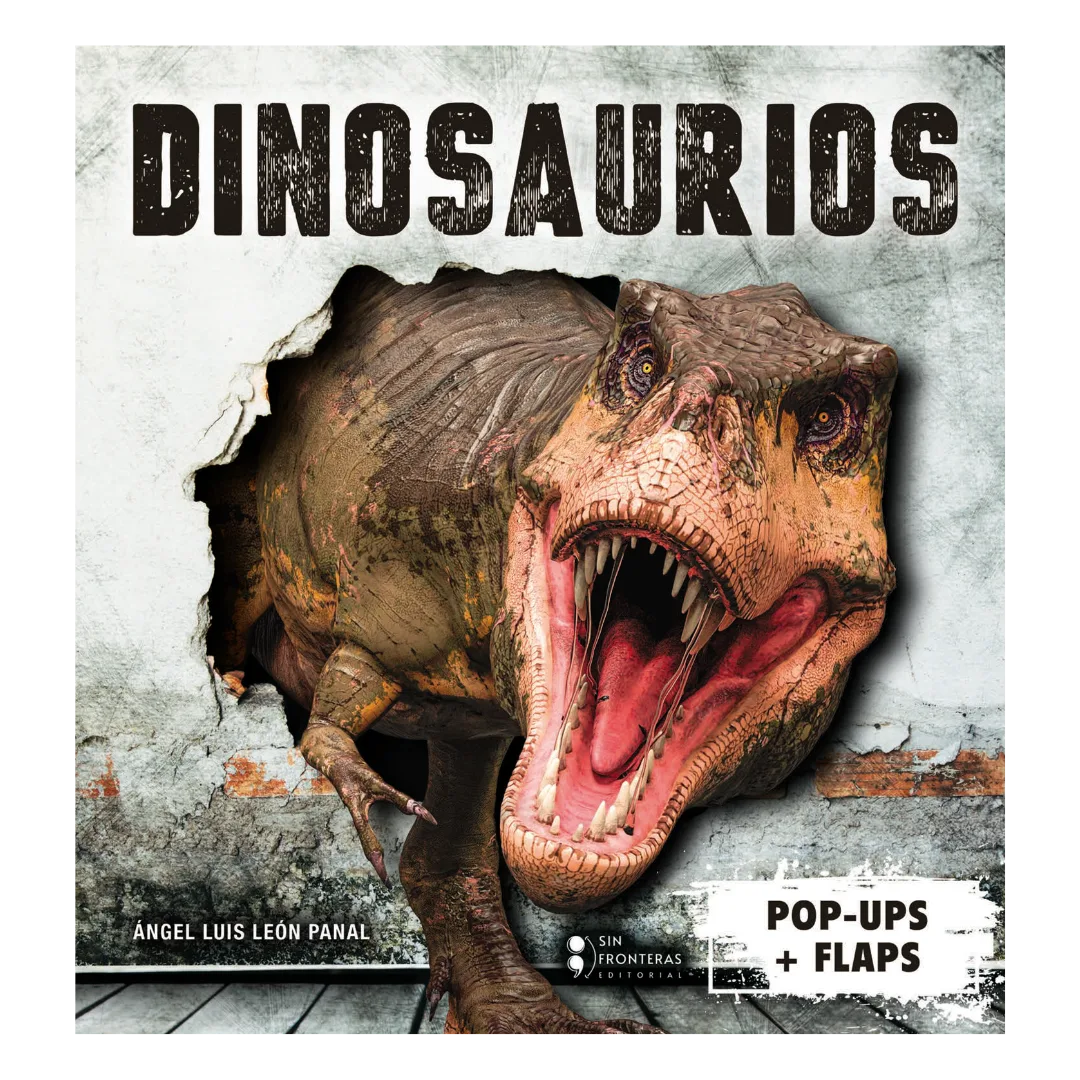 Libro Dinosaurios: Pop up interactivo + Flaps