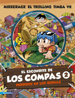 Libros El escondite de los Compas 2 -Perdidos en los biomas