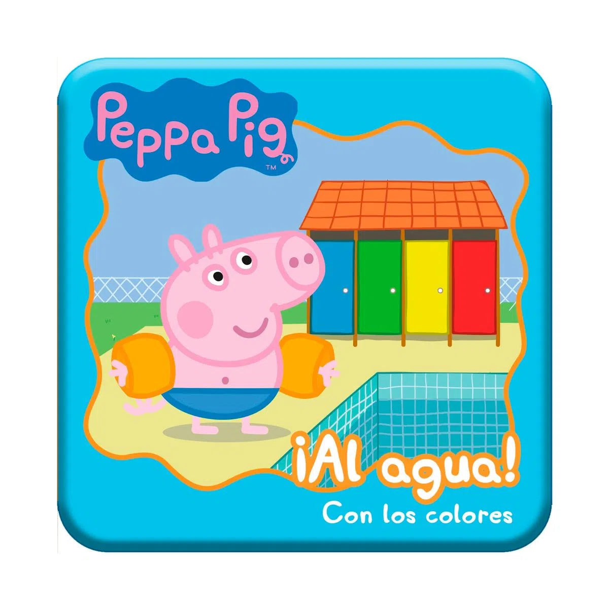 Libro ¡Al agua! con los colores Peppa pig