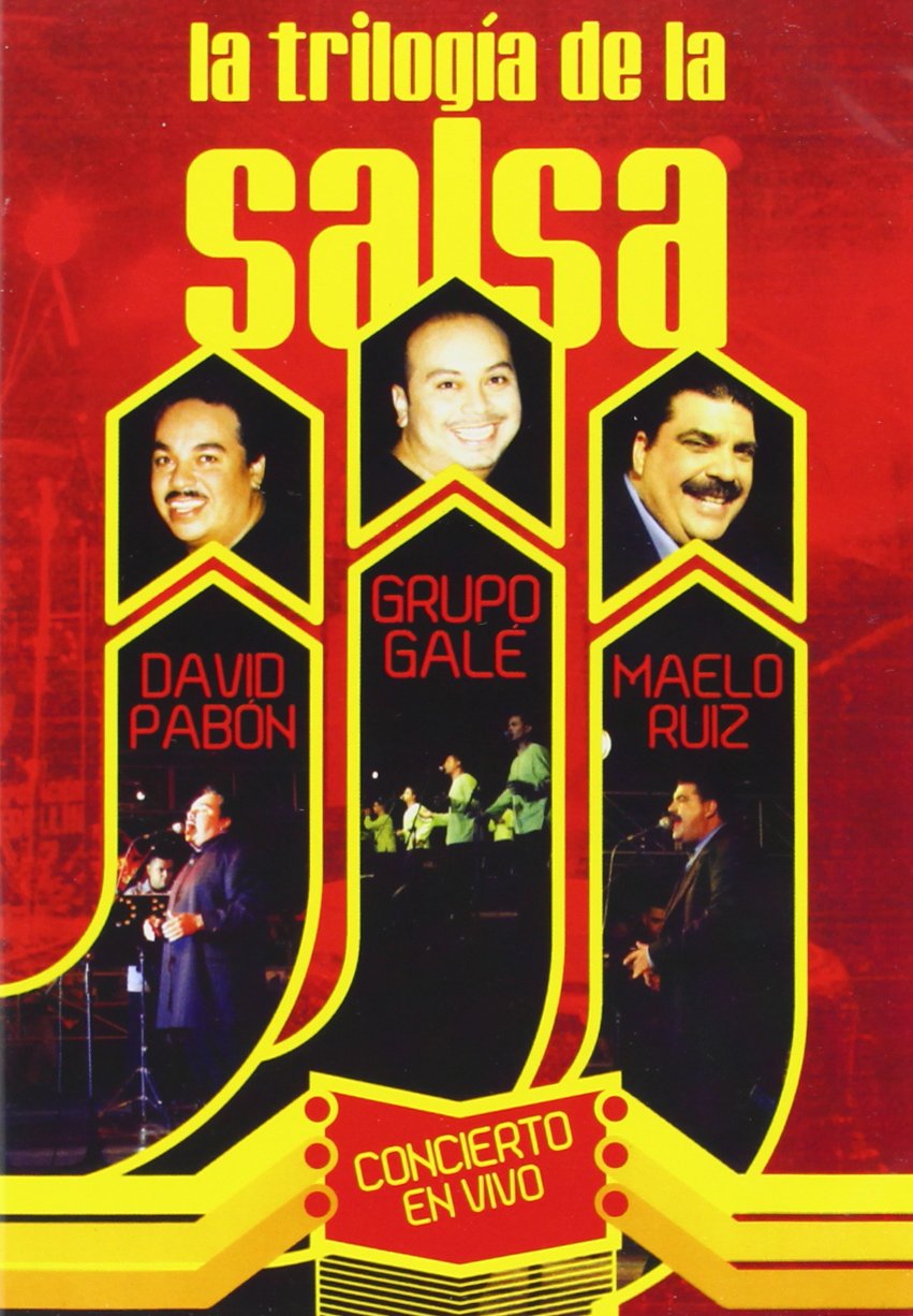 DVD David Pabon, Grupo Gale Y Maelo Ruiz - Trilogia de la salsa