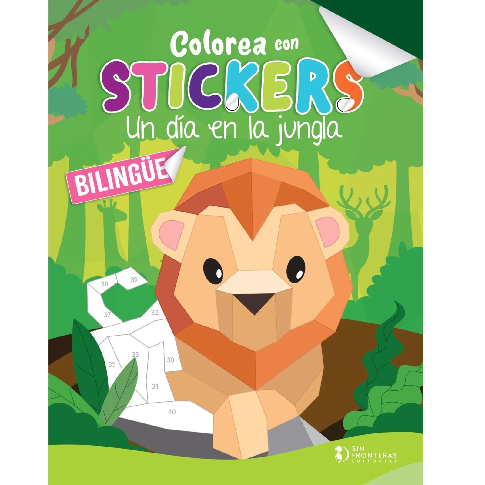 Libro  Colorea con stickers