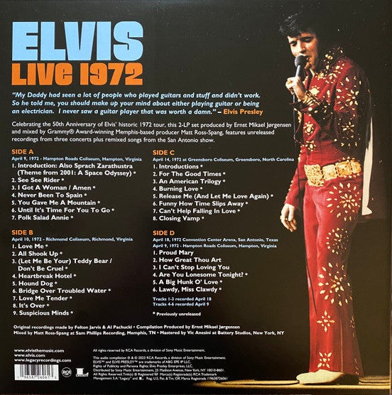 LPX2  Elvis Presley - Live 1972