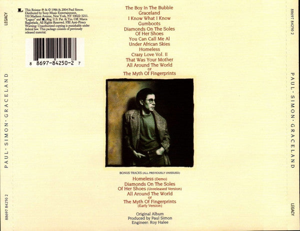 CD Paul Simon – Graceland