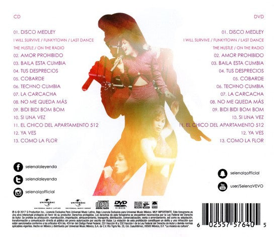 CD+DVD Selena – The Last Concert