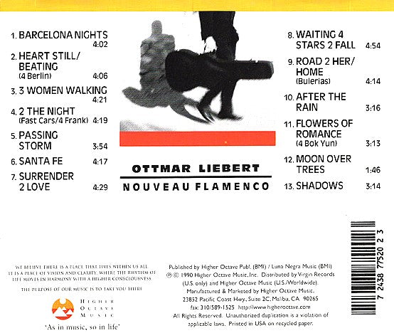 CD Ottmar Liebert ‎– Nouveau Flamenco