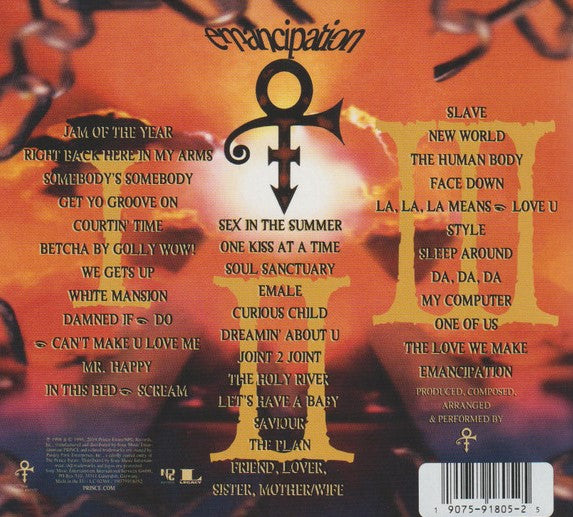 CDX3 The Artist (Formerly Known As Prince) ‎– Emancipation