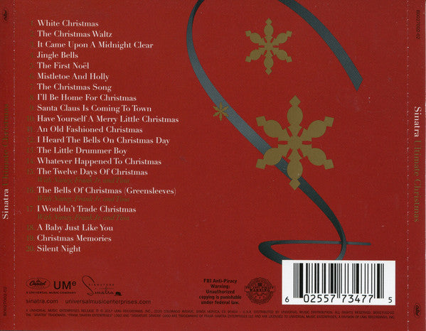 CD Frank Sinatra ‎– Ultimate Christmas