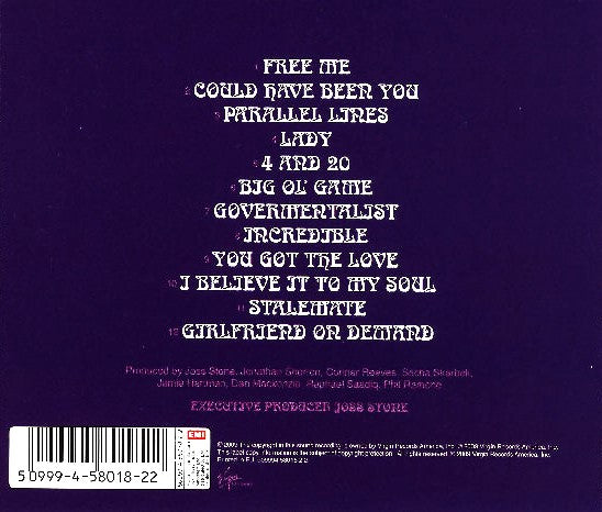 CD Joss Stone ‎– Colour Me Free!