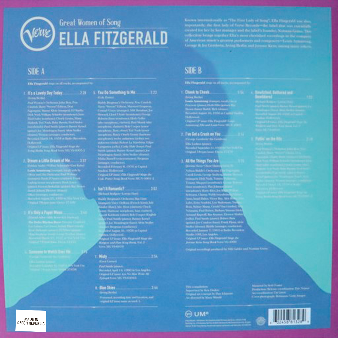 LP Ella Fitzgerald – Great Women Of Song: Ella Fitzgerald