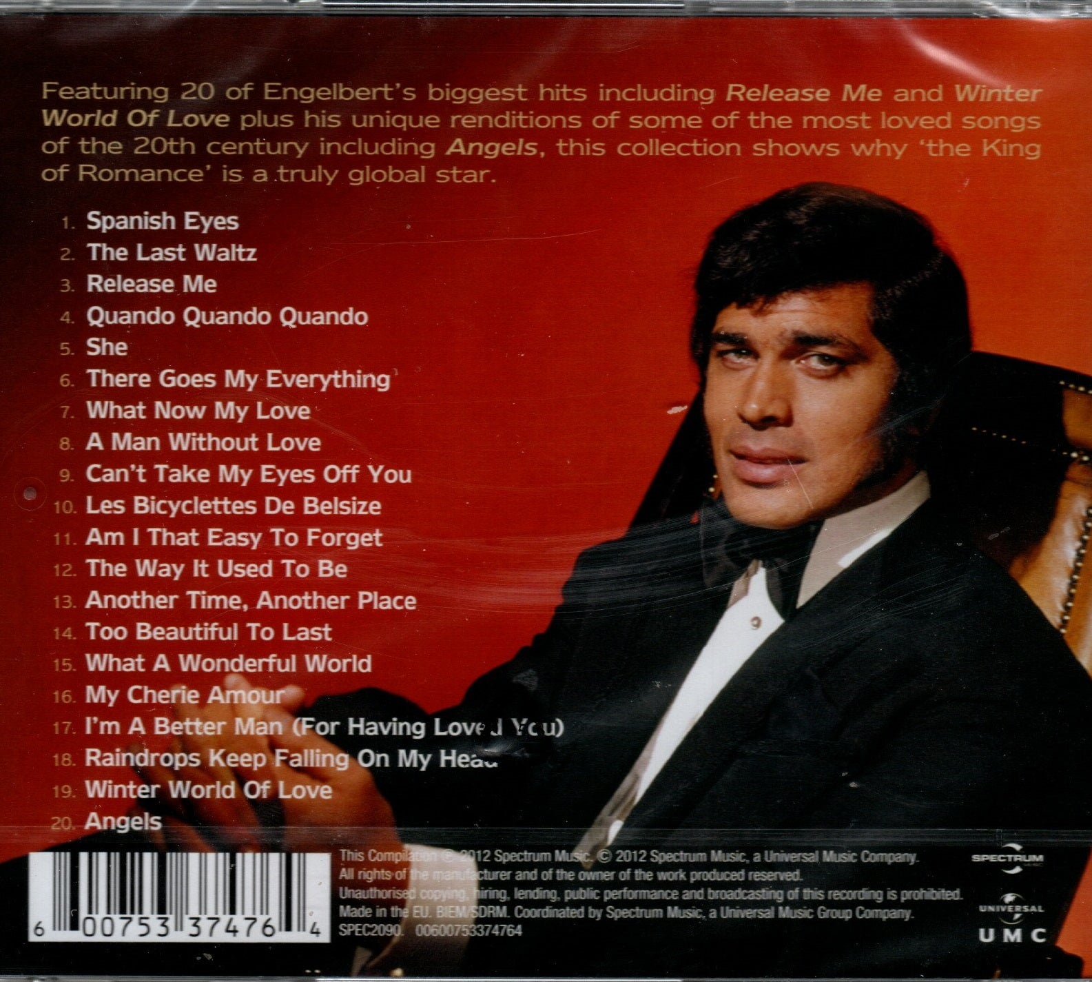 CD Engelbert Humperdinck -Spanish Eyes: The Best Of Engelbert