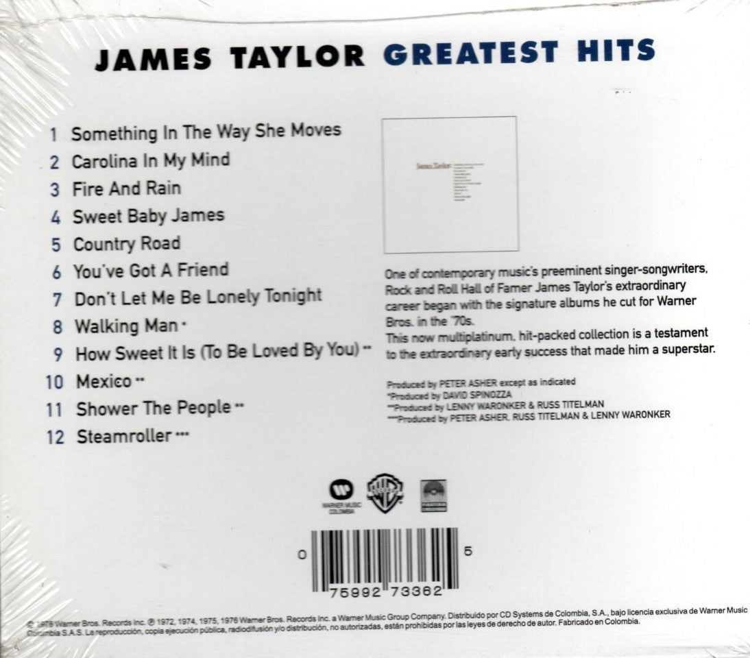 CD James Taylor -Greatest Hits