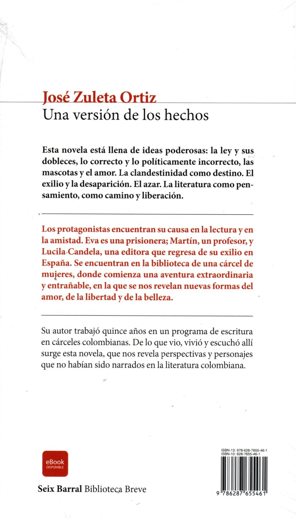 Libro Jose Zuleta Ortiz - Una versión de los hechos