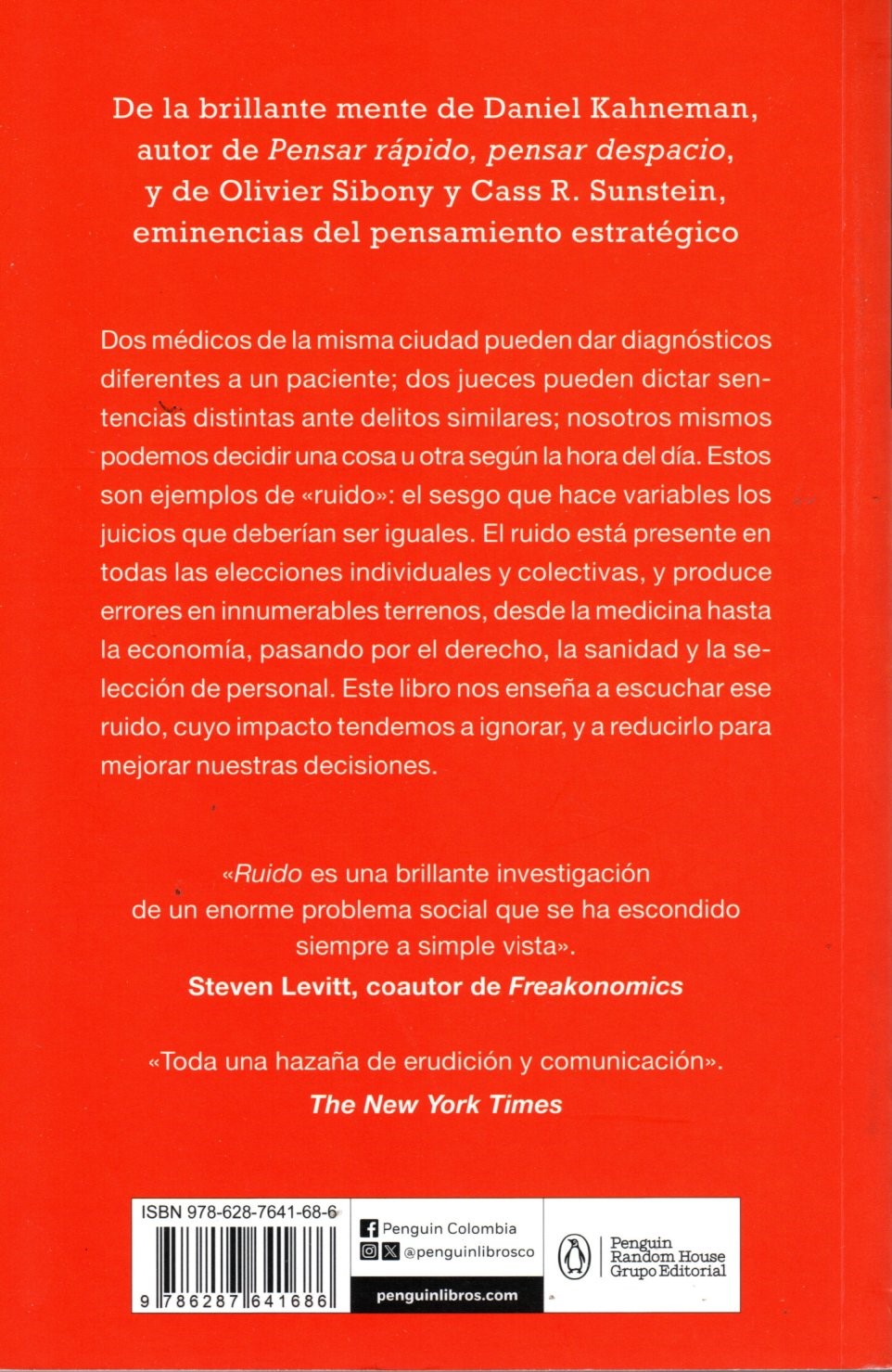 Libro Daniel Kahneman - Ruido