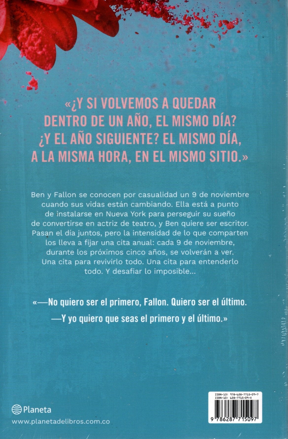 Libro Colleen Hoover - 9 de noviembre