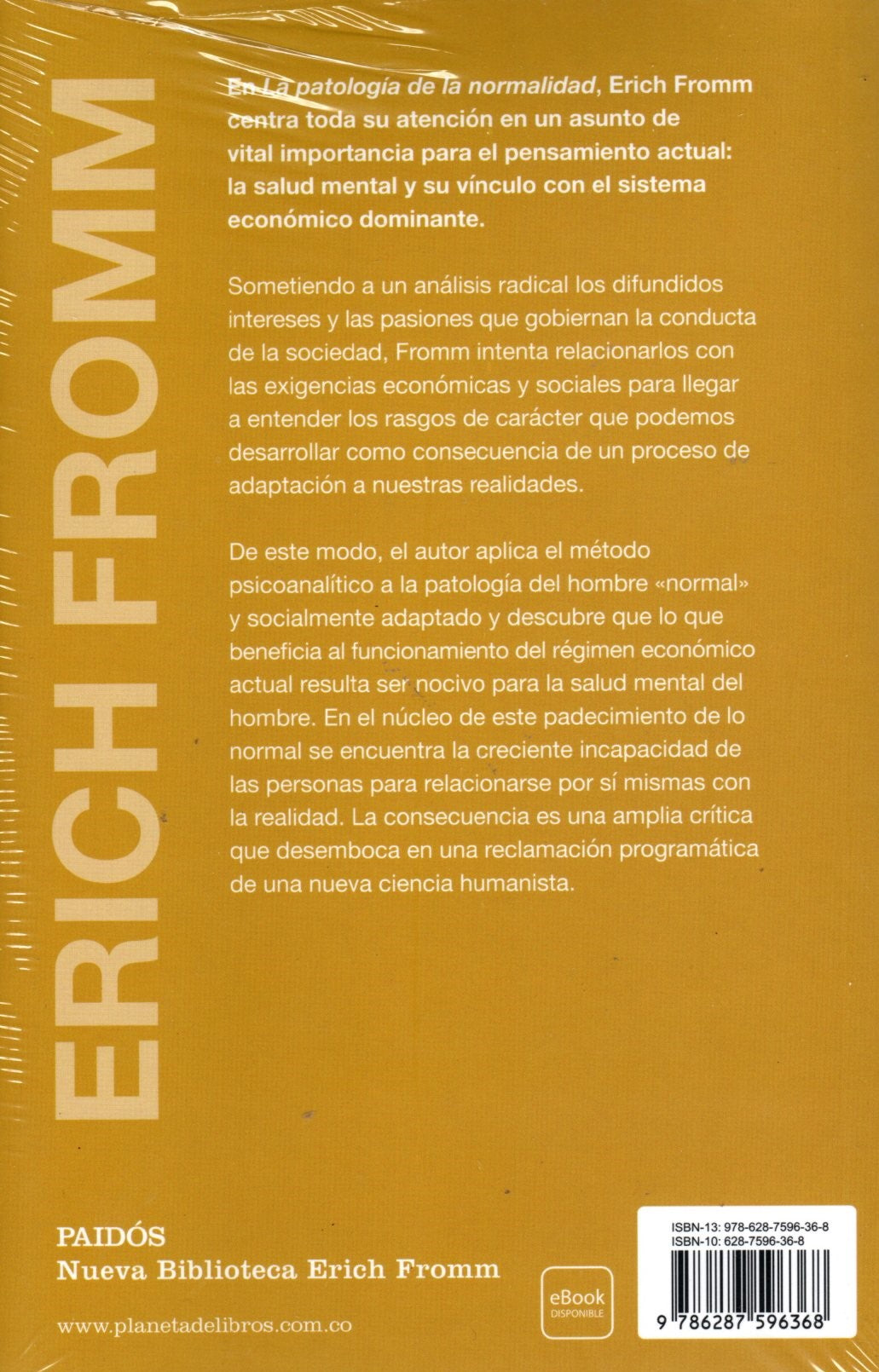 Libro Erich Fromm - La patología de la normalidad