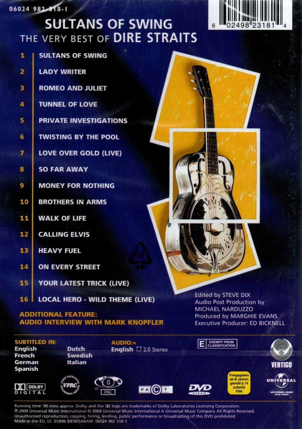 DVD Dire Straits – Sultans Of Swing - The Very Best Of Dire Straits