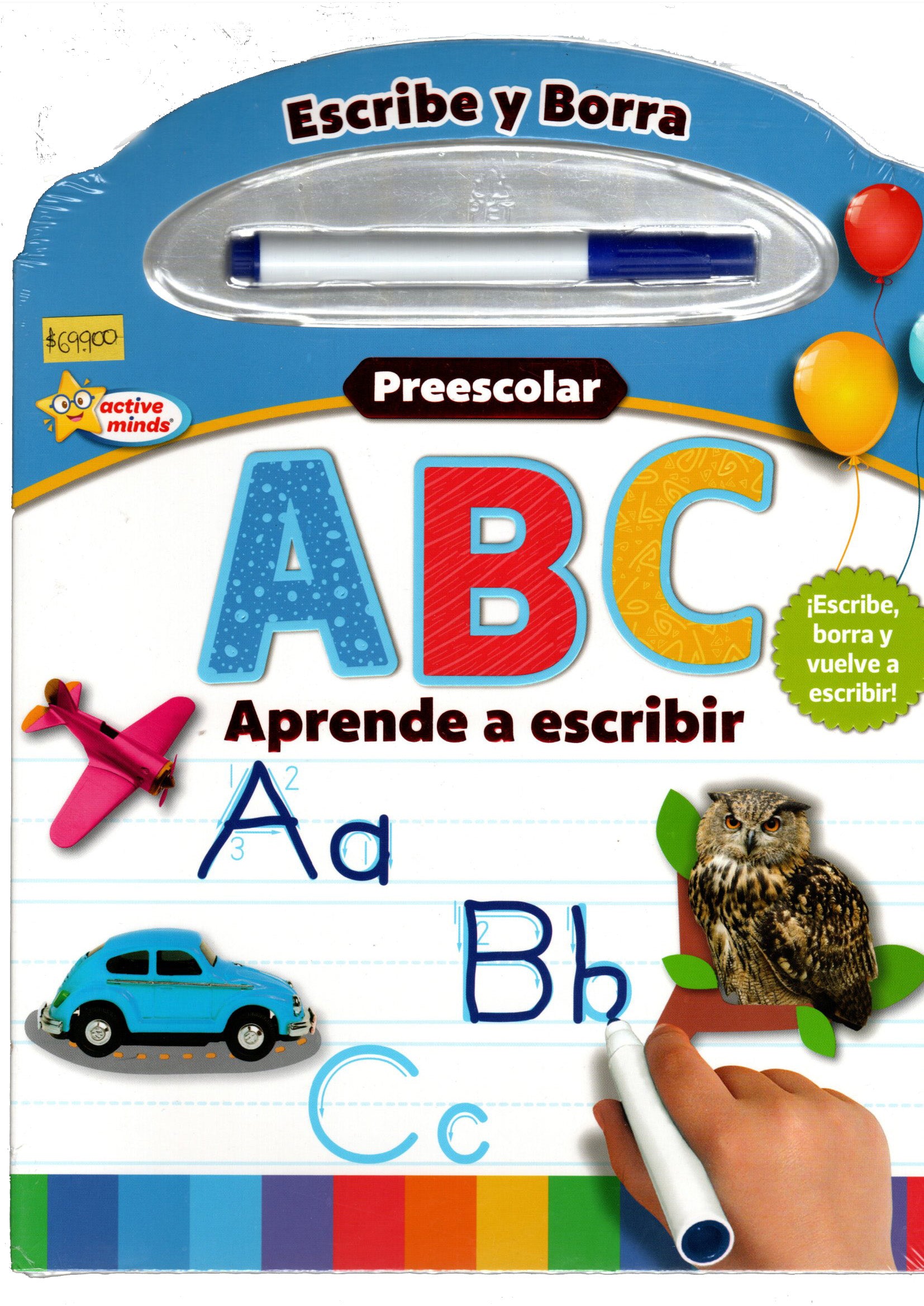 Libro Escribe y Borra -Aprende a Escribir