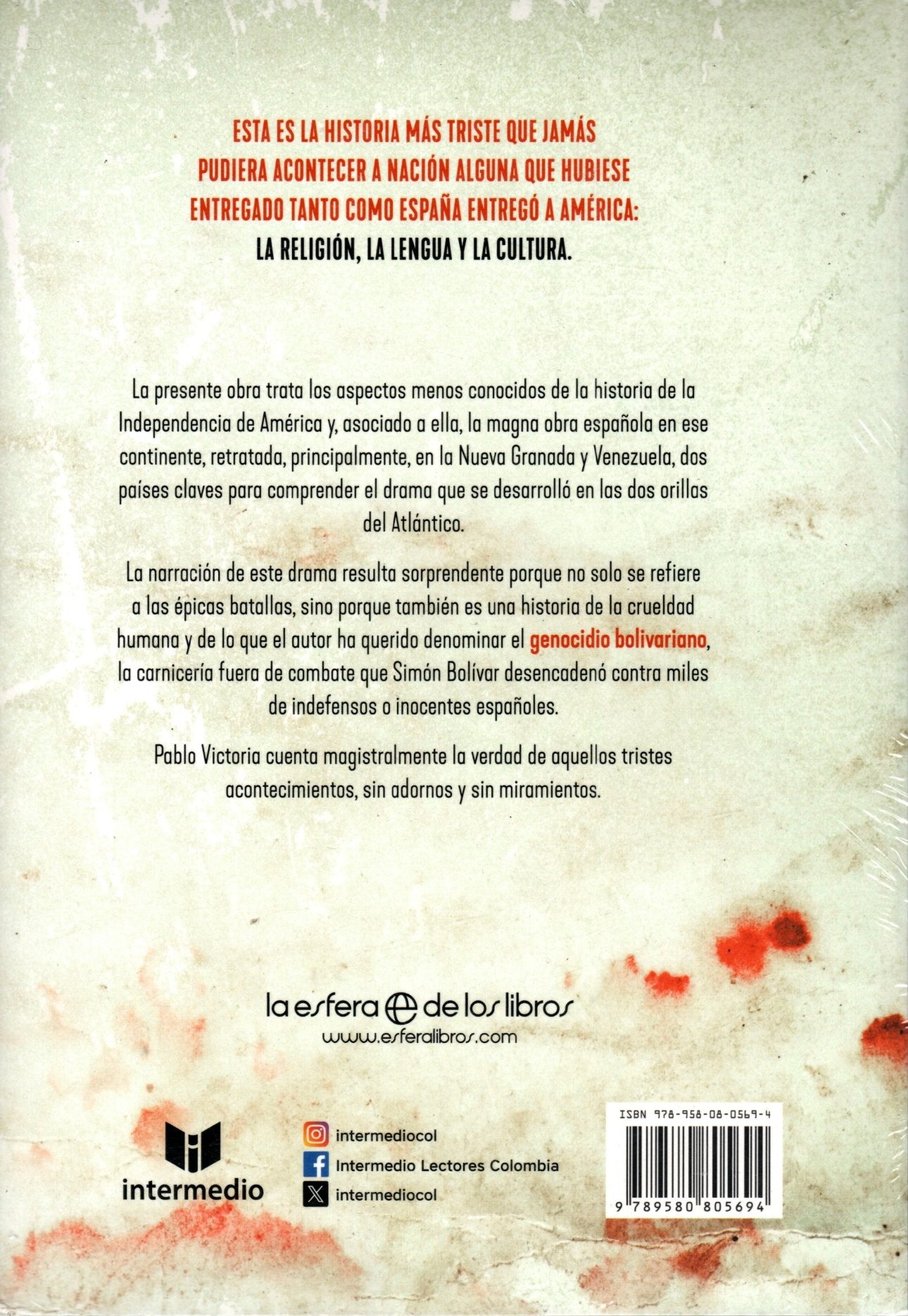 Libro Pablo Victoria - El terror Bolivariano