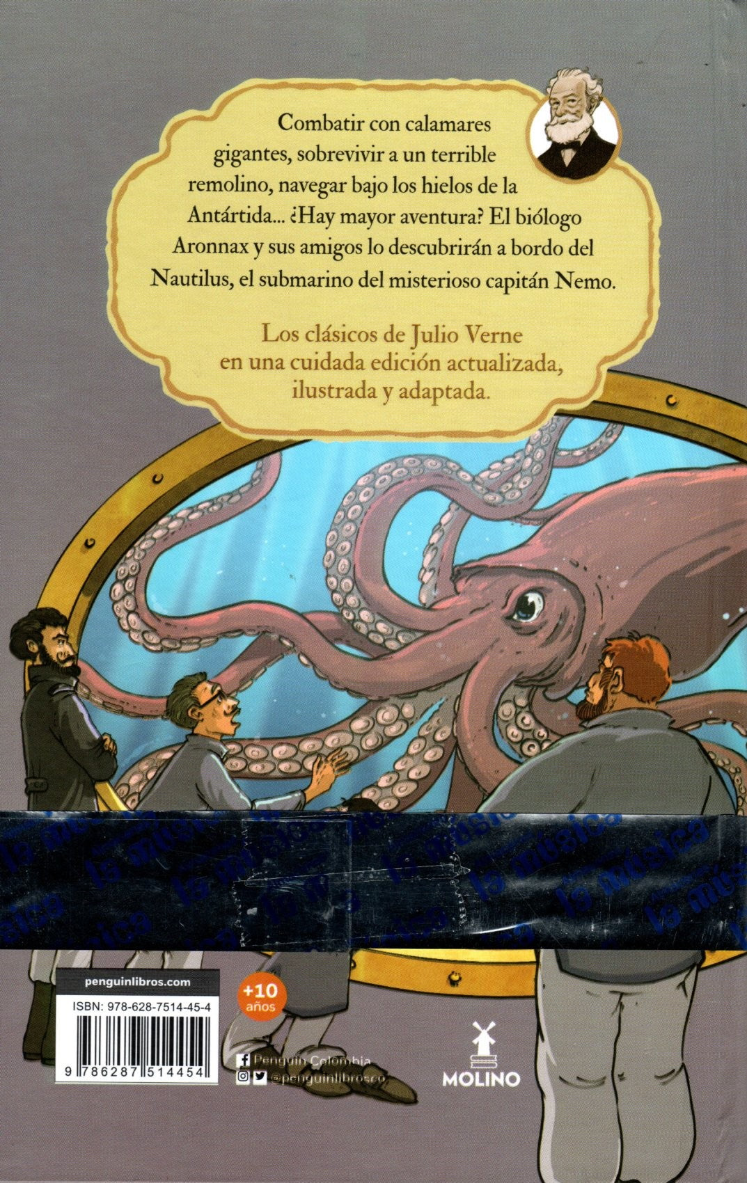 Libro Julio Verne - Veinte mil leguas de viaje submarino