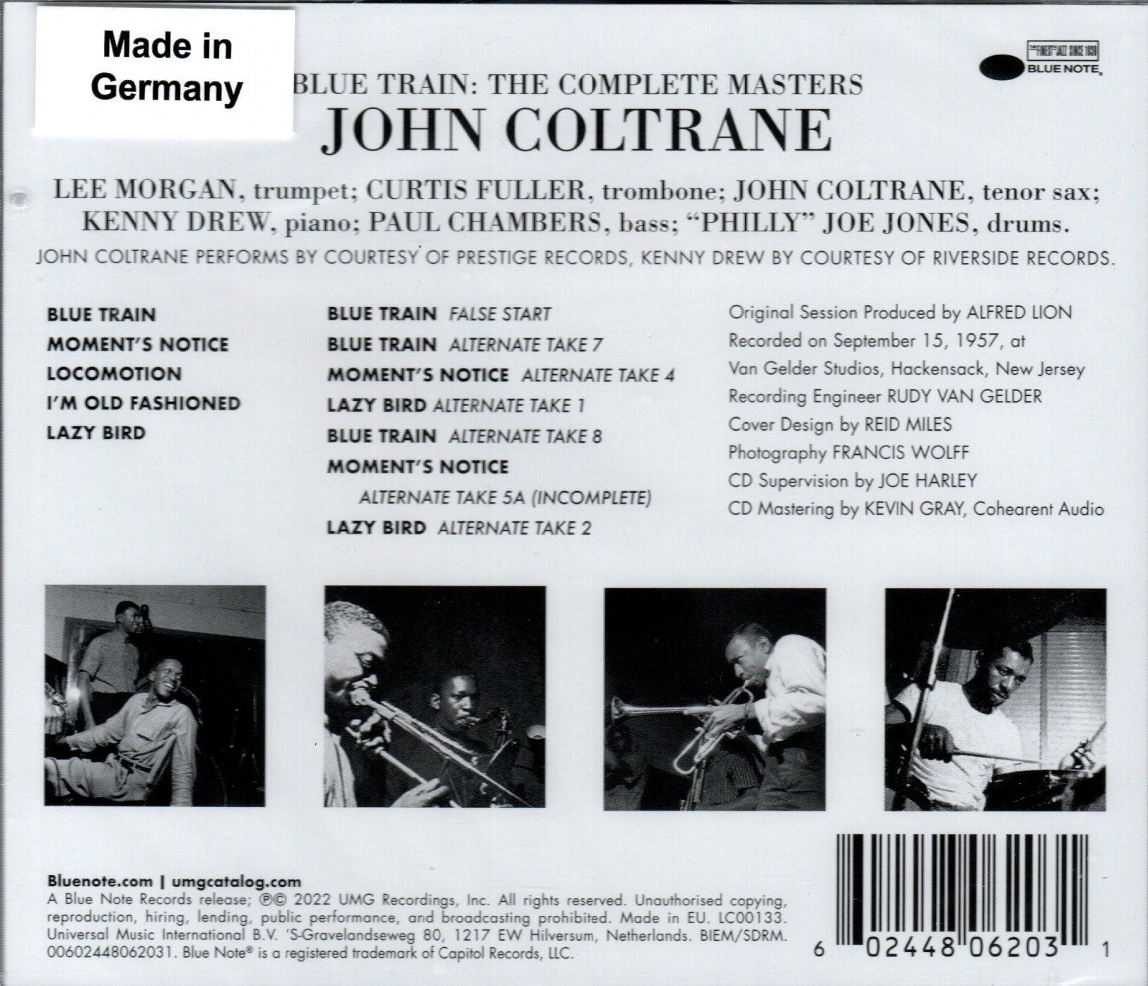 CD John Coltrane Blue Train - The Complete Masters