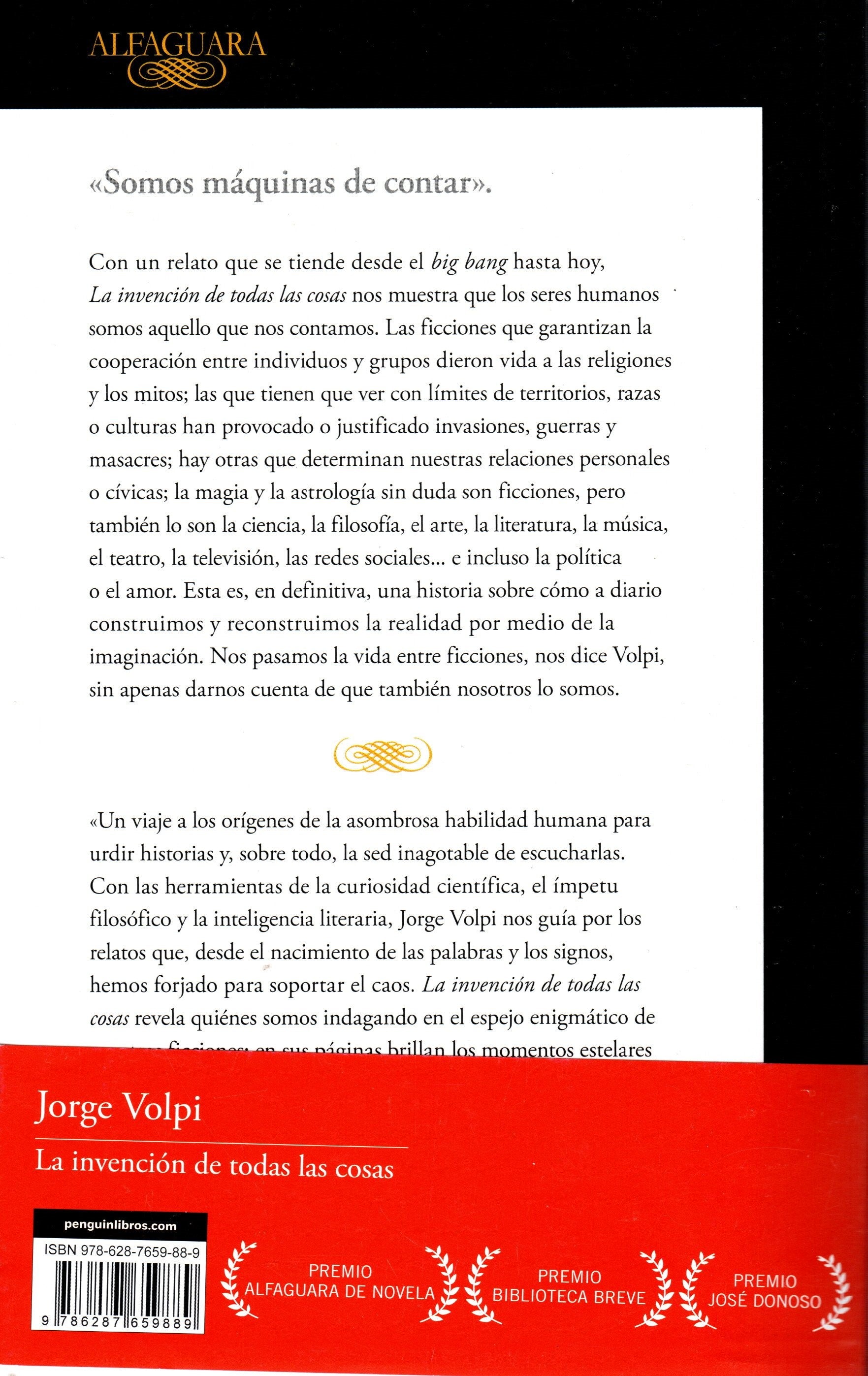 Libro Jorge Volpi - La invención de todas las cosas