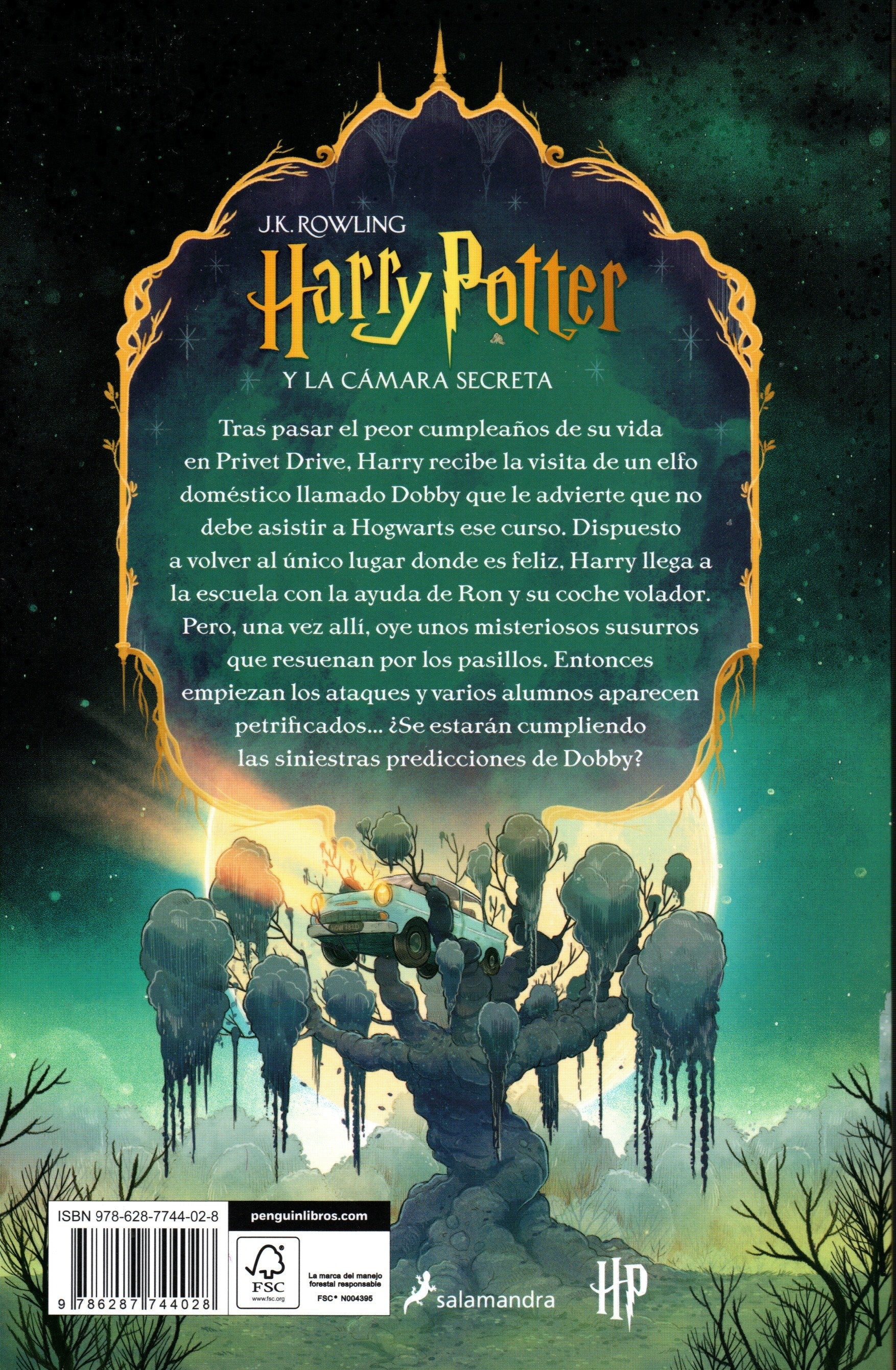 Libro J.K Rowling - Harry Potter Y La Cámara Secreta