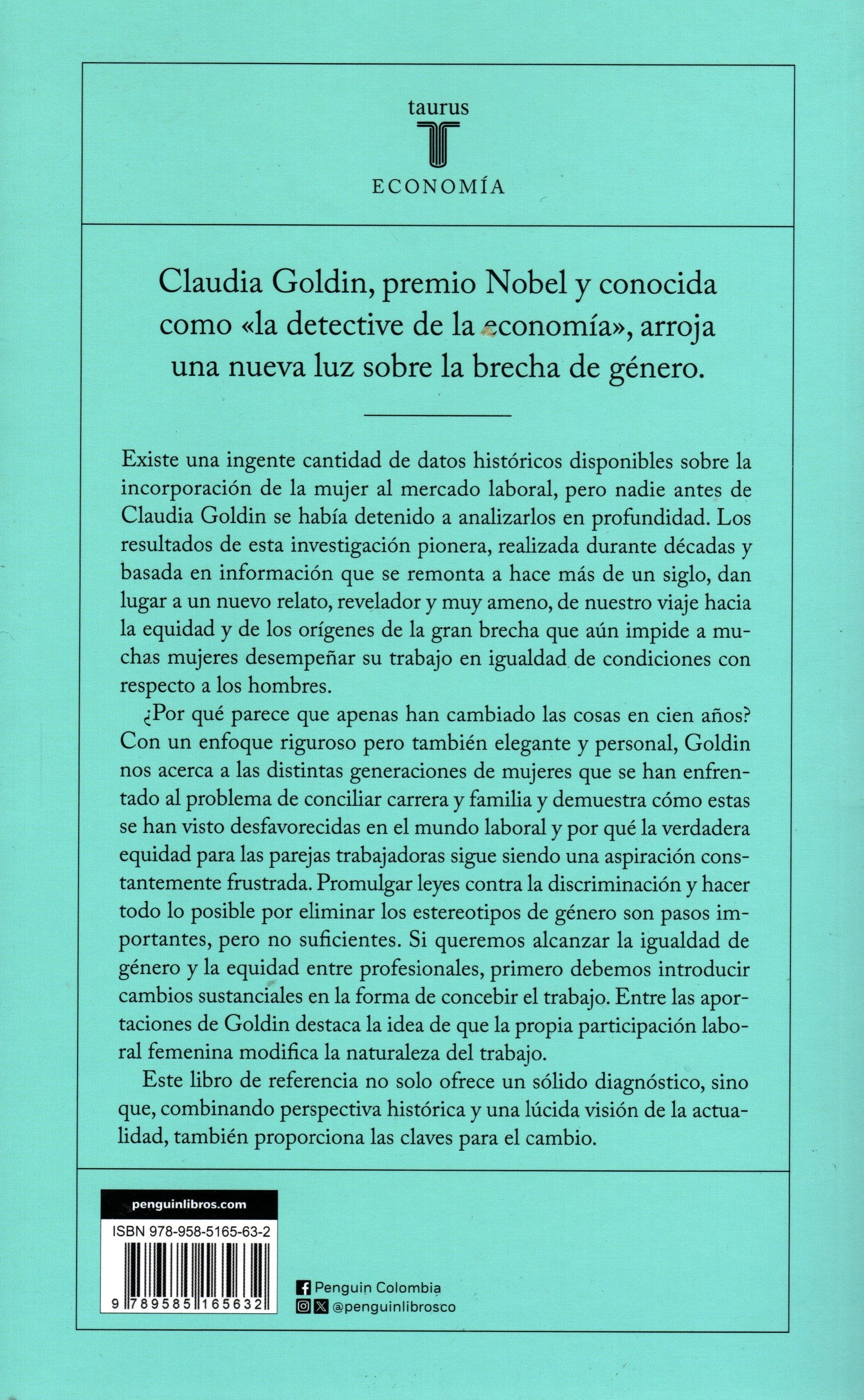 Libro Claudia Goldin - Carrera y familia