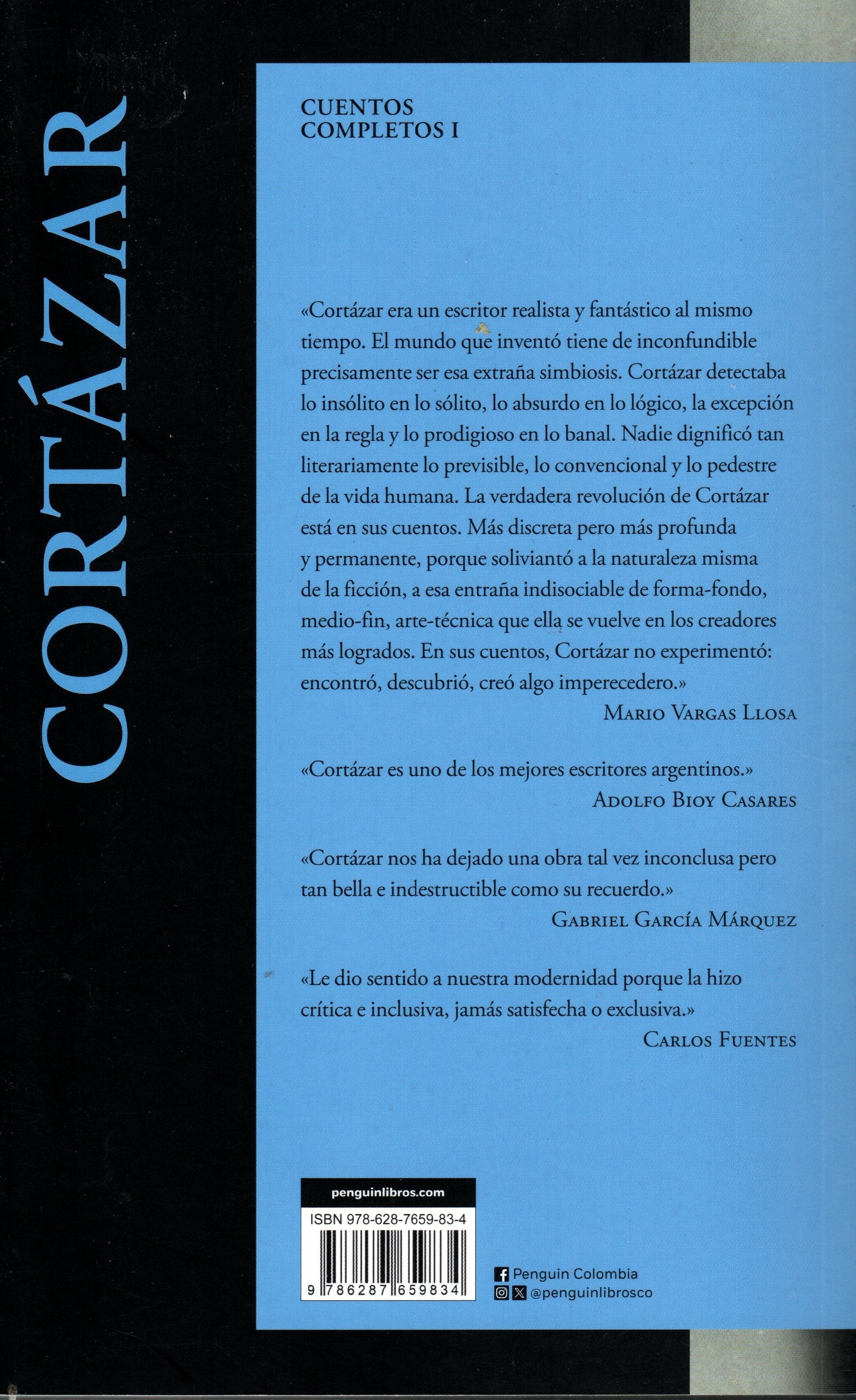 Libro Julio Cortázar - Cuentos completos (Tomo 1)