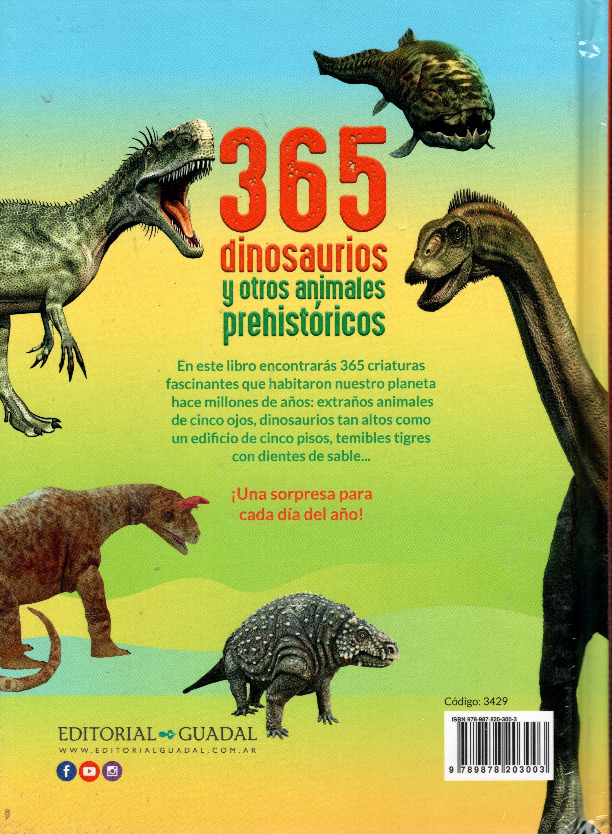 Libro El gato de hojalata - 365 Dinosaurios y otros animales prehistóricos