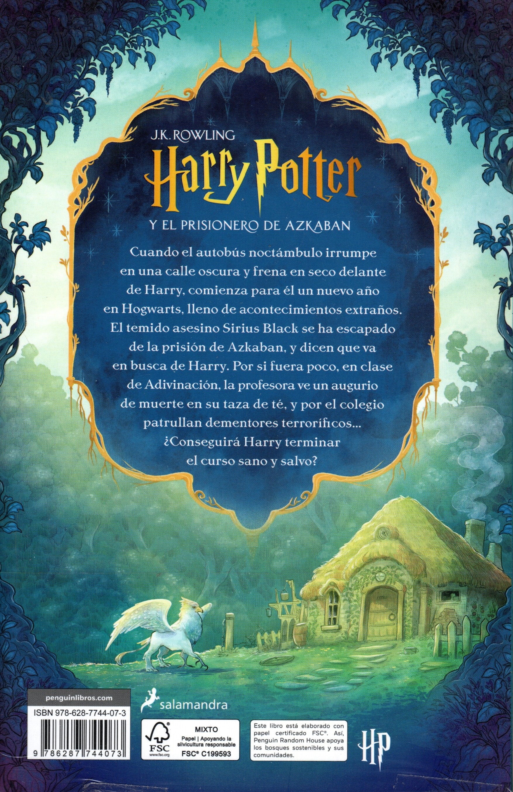 Libro J.K. Rowling - Harry Potter y el prisionero de Azkaban (Harry Potter edición ilustrada 3)