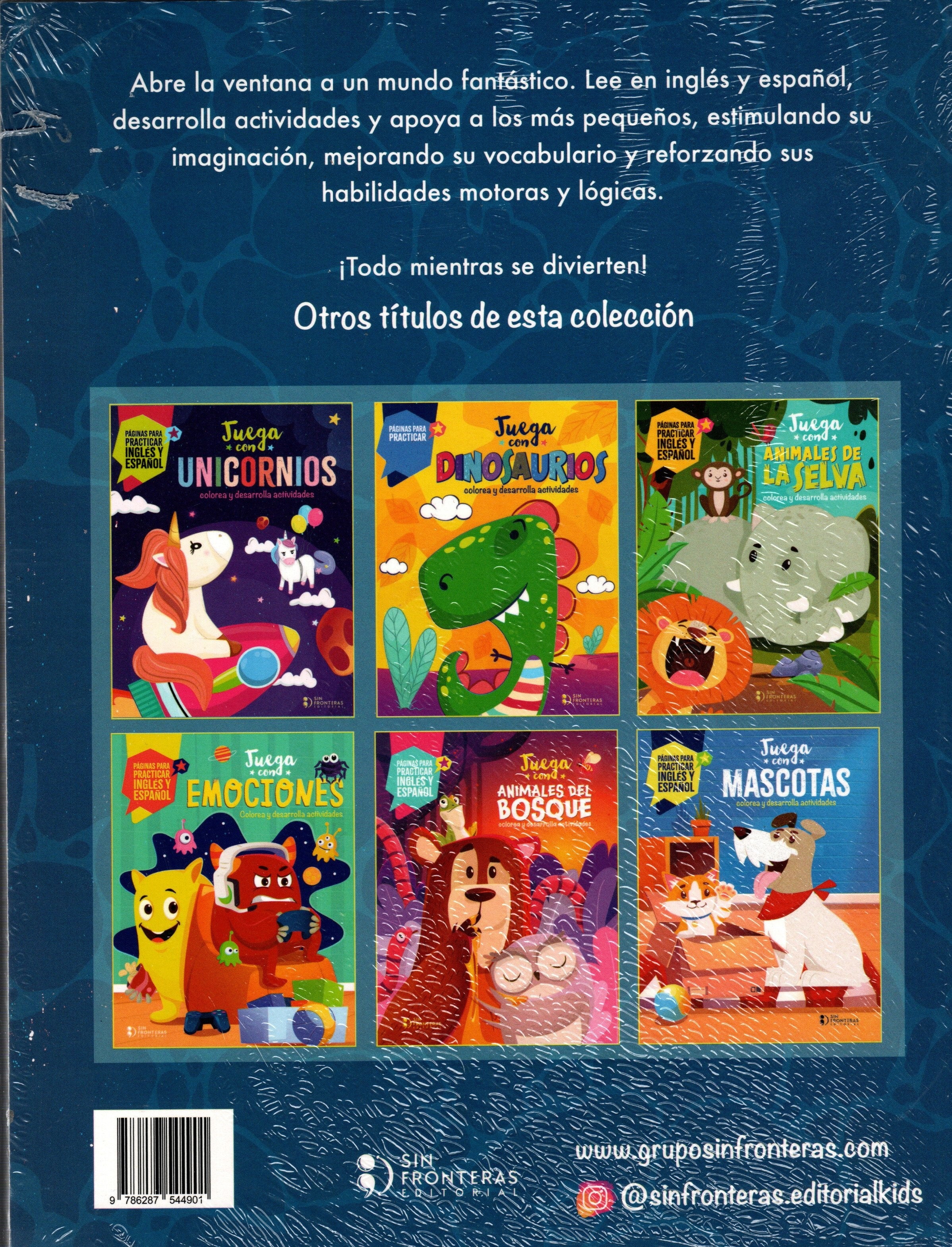 Libro  Juega con animales de mar