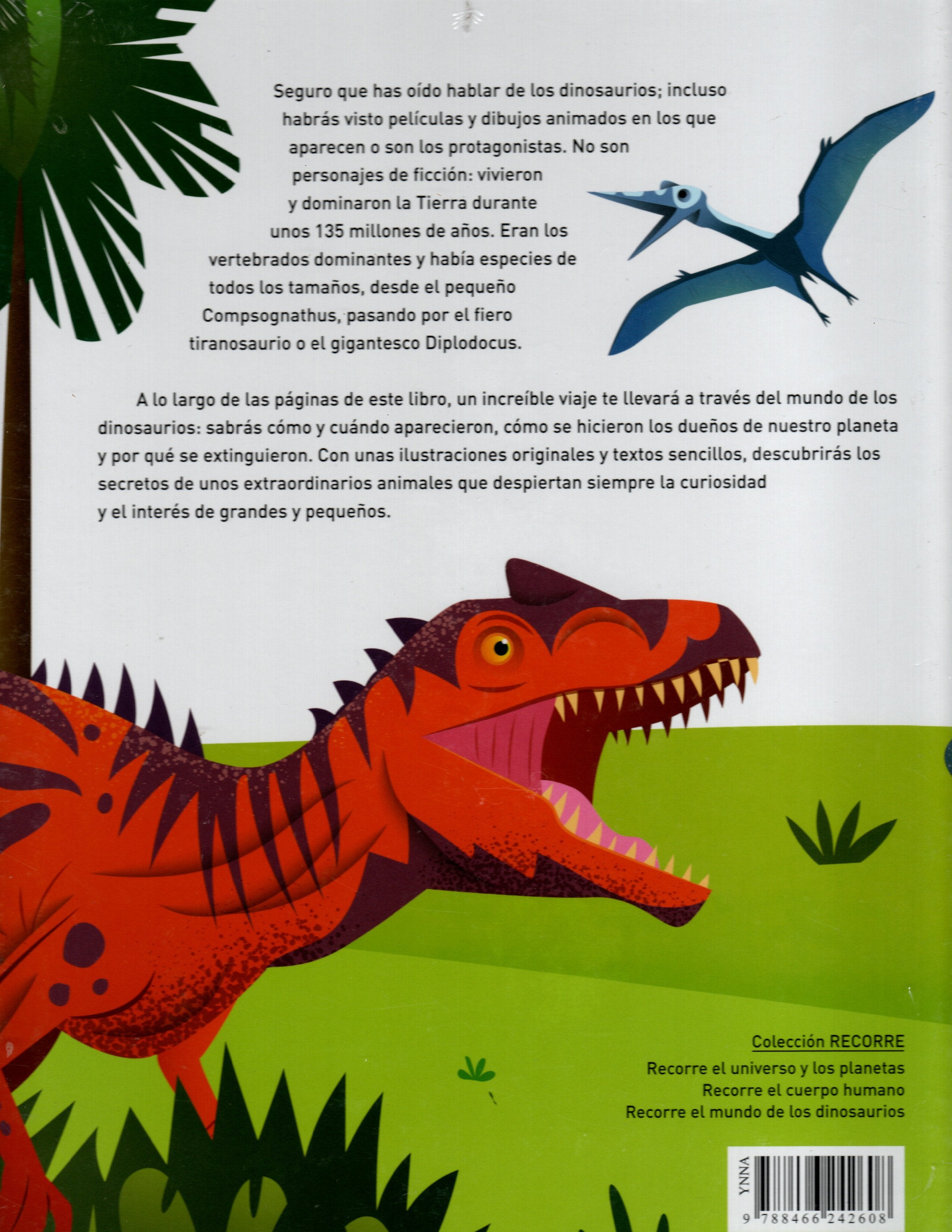 Libro  Recorre el Mundo de los DInosaurios