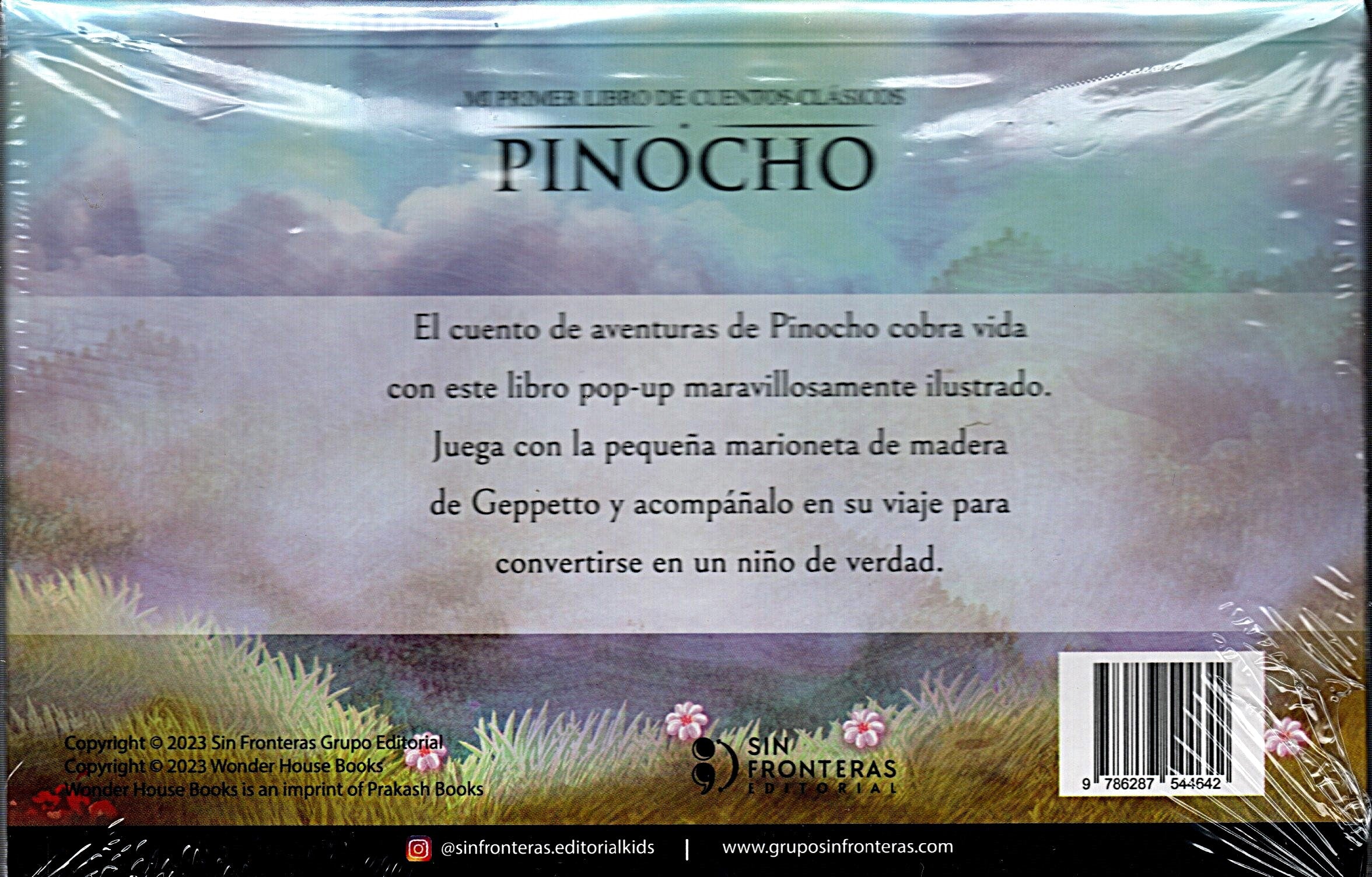 Libro Pinocho: cuentos clásicos POP-UP