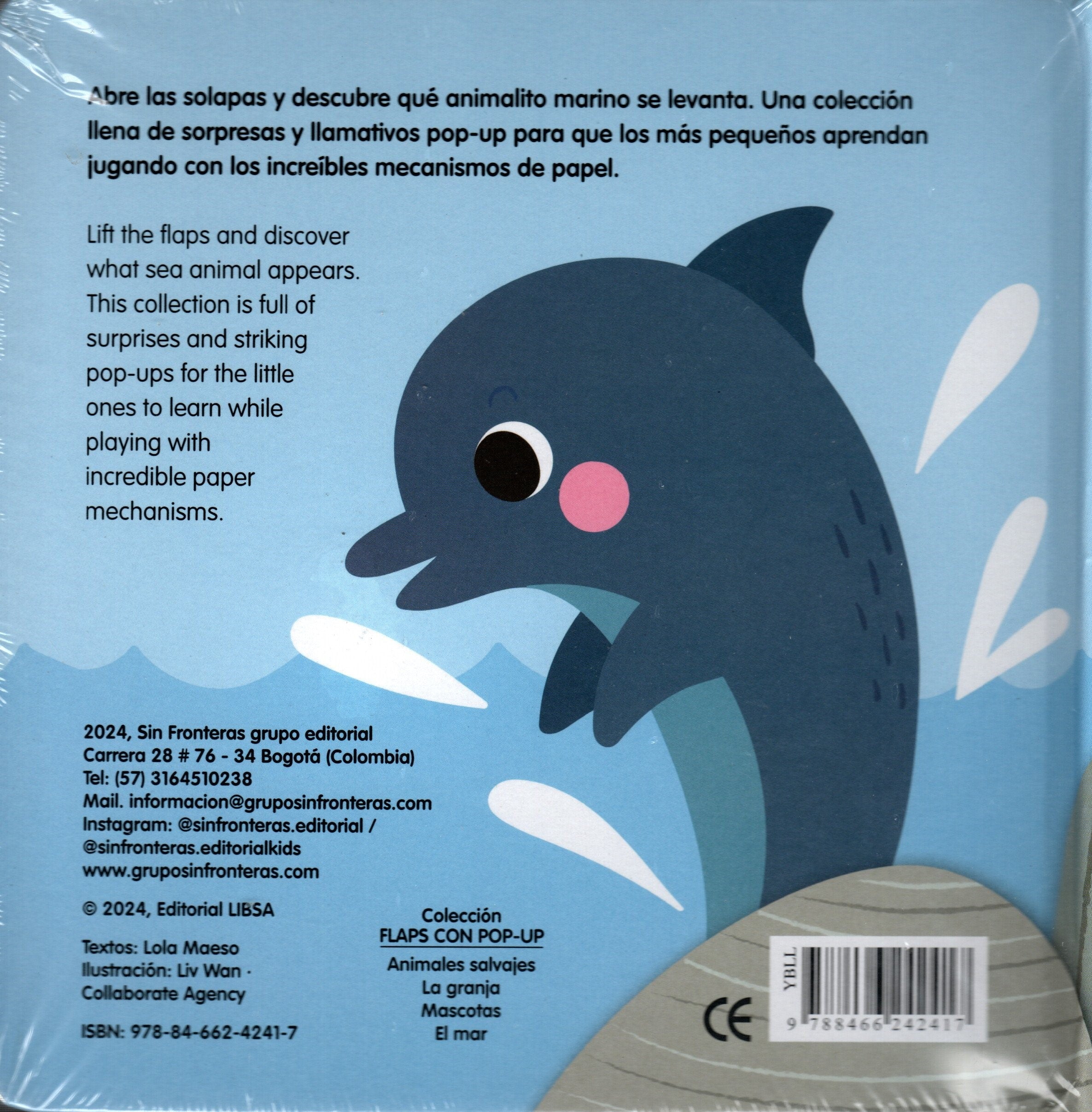 Libro El mar/The Sea: Flaps con Pop-up