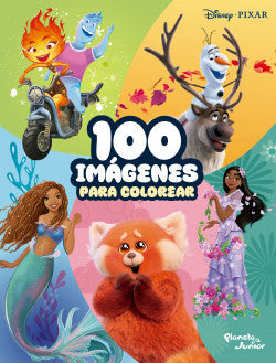 Libro 100 imágenes para colorear Disney
