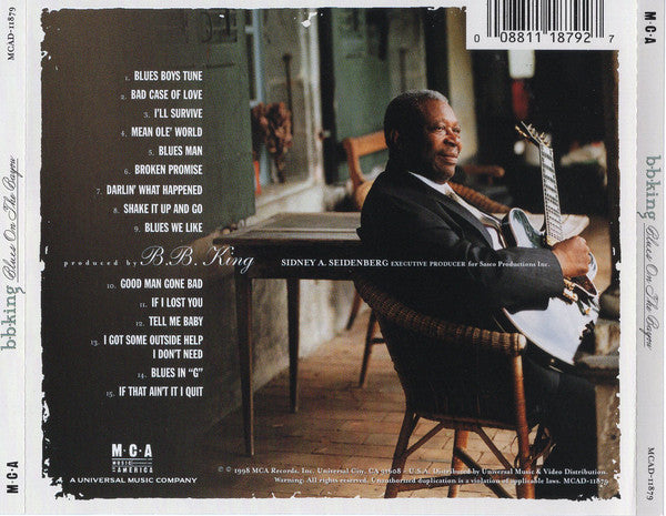 CD B.B. King ‎– Blues On The Bayou