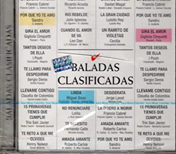 CD Baladas clasificadas Vol. 1