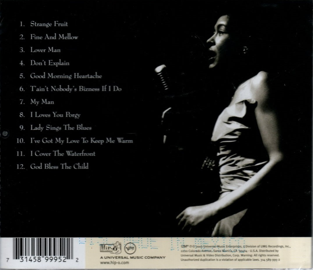 CD Billie Holiday – The Best Of Billie Holiday