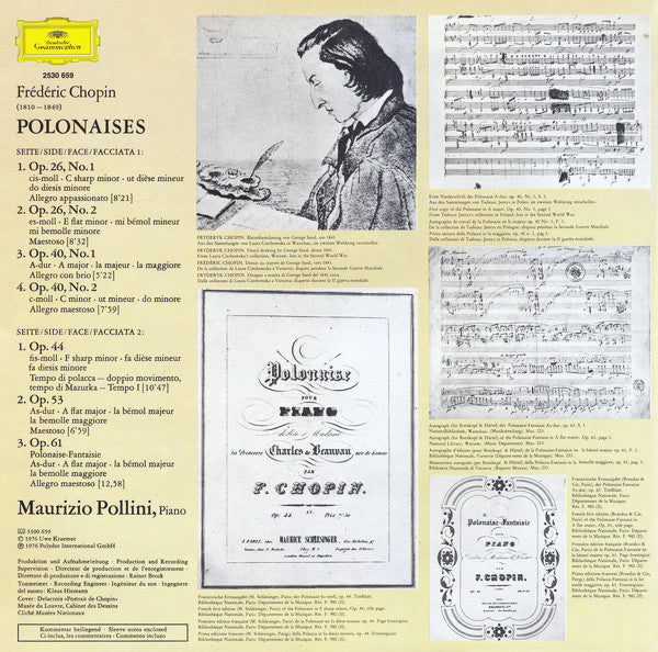 LP Chopin, Maurizio Pollini ‎– Polonaises