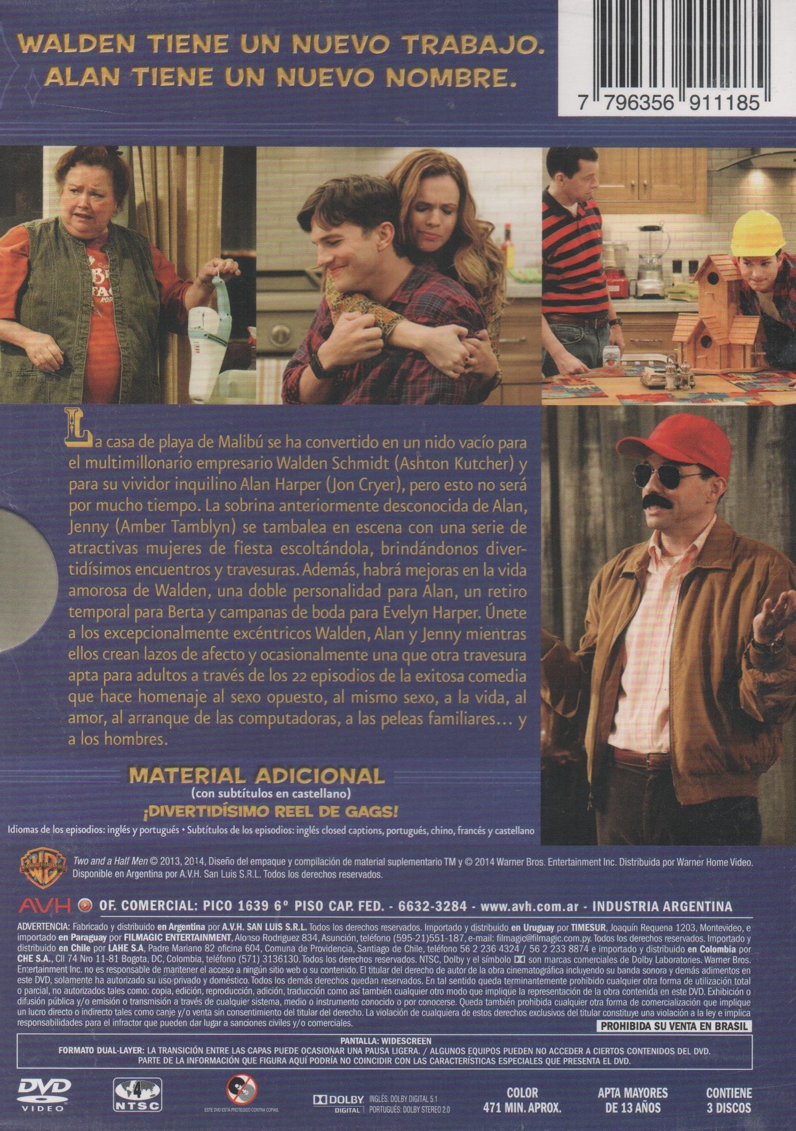 DVD Two and a half men - Temporada 11