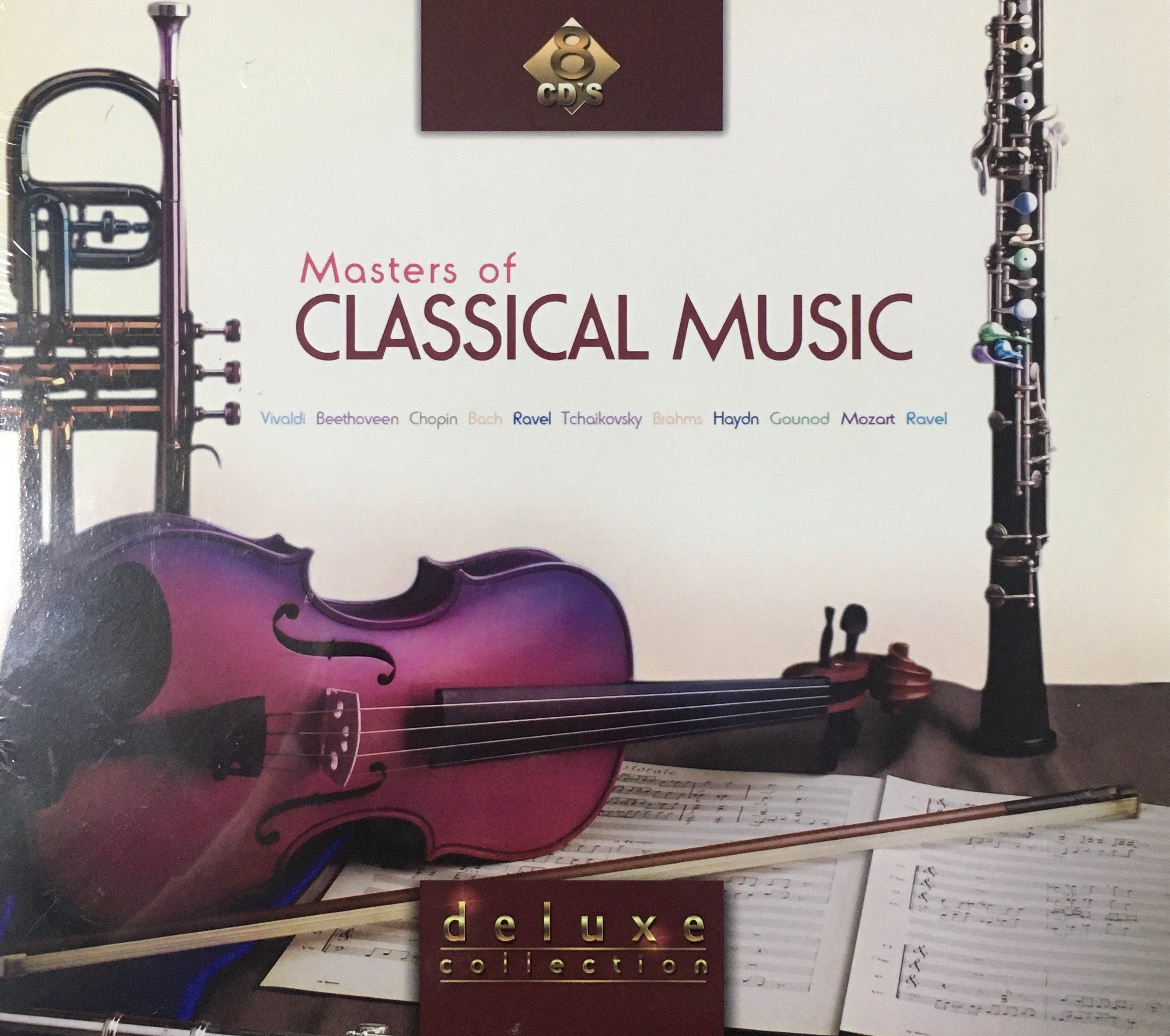 CD X8 Masters of classical music