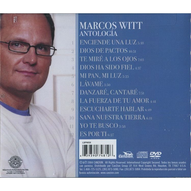 CD + DVD Marcos Witt - Antología