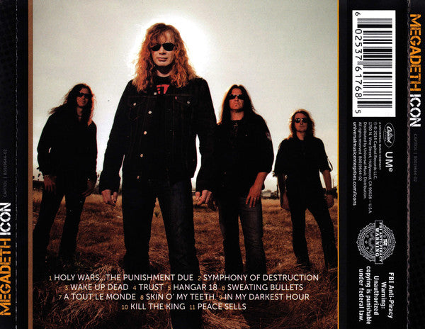 CD Megadeth ‎– Icon