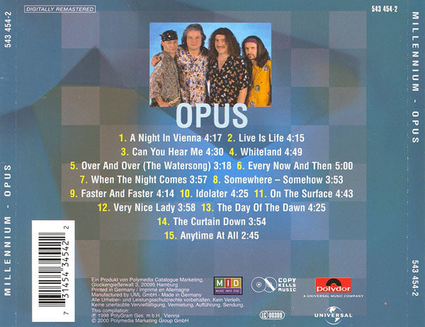 CD Opus ‎– Millennium Edition