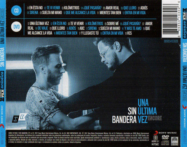 CD+DVD Sin Banderas - Una Última Vez (Encore)