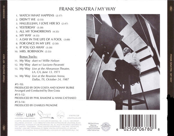 CD Frank Sinatra ‎– My Way