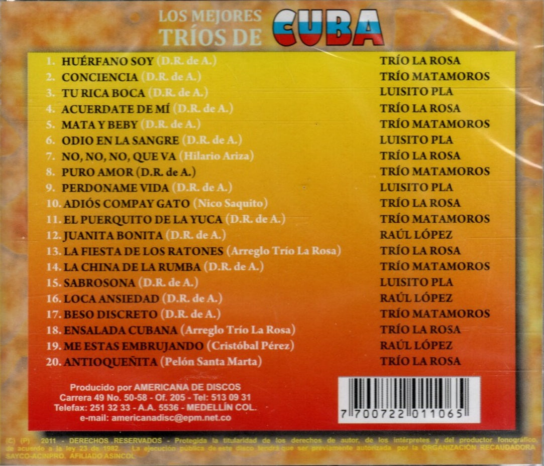 CD Los mejores tríos de Cuba