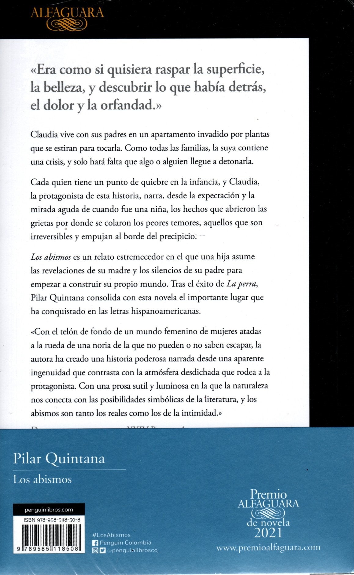 Libro Pilar Quintana - Los Abismos